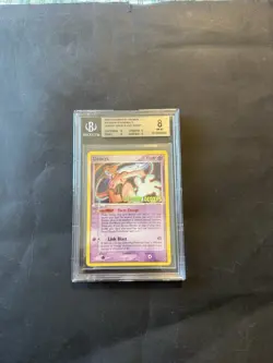 2005 Pokemon Promos Deoxys Normal #16 Destiny Deoxys Dvd Ex Deoxys BGS 8 - Image 1