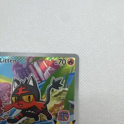 First Partner Illustration - Litten MEP 044 Promo Pokemon 30th Anniversary-3 - Image 3