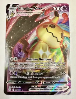 Pokemon TCG - Mimikyu VMAX - SWSH Brilliant Stars 069/172 Holo Ultra Rare NM/M - Image 1