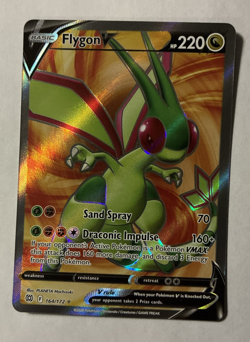 Flygon V Full Art Brilliant Star (SWSH09) Ultra Rare #164/172 Pokemon 2022 NM - Image 1