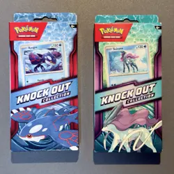 Pokemon TCG Knock Out Collection Kyogre & Suicune SET 4 Boosters & 2 Foil Sealed - Image 1