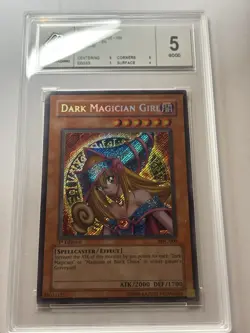 Yu-Gi-Oh - DARK MAGICIAN GIRL - MFC-000 - Secret - 1st Edition - Grade GOOD - Z - Image 2