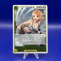 One Piece Nami OP15-105 (R) Rare Foil Adventure of Kami’s Island TCG - Image 1