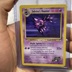 Sabrina's Haunter - Gym Heroes 58/132 Pokemon Card - LP/NM Vintage Uncommon WOTC - Image 1