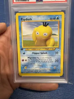 PSA 9 MINT Psyduck 79/105 Pokemon 2002 Neo Destiny Common 1st Edition Vintage - Image 4
