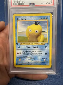 PSA 9 MINT Psyduck 79/105 Pokemon 2002 Neo Destiny Common 1st Edition Vintage - Image 5