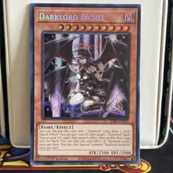 1ST EDITION DARKLORD IXCHEL SECRET RARE RA05-EN010 YUGIOH CARD - Image 1