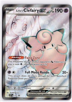 Lillie's Clefairy ex NM, SV: Scarlet & Violet Promo Cards 195 - Holo - Image 1