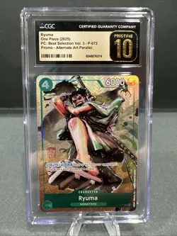 Ryuma P-072 Premium Card Collection Vol.3 One Piece English CGC Pristine 10 - Image 1