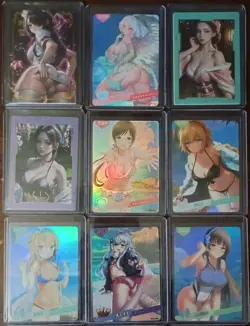 Huge Anime Waifu Trading Card Lot English + Japanese Almost All NM Large Lot - Image 1