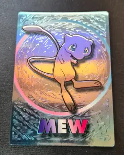 Pokemon Mew Meiji Embossed Foil Card 1999 Japanese NM - Image 2
