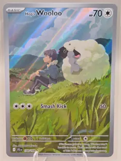 Hop's Wooloo 170/159 Illustration Rare Journey Together Holo Pokemon Card NM - Image 1