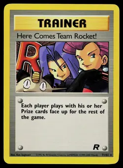 Pokemon Card - Here Comes Team Rocket! Team Rocket 71/82 Rare - Image 1