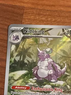 Pokemon TCG Nidoking Scarlet & Violet 151 Illustration Rare Card 174/165 - Image 2