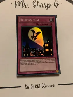 HELDENSIGNAL - 1. AUFLAGE RYMP-DE031 DE Yu Gi Oh! CARD SUPER RARE HOLO KONAMI - Image 2