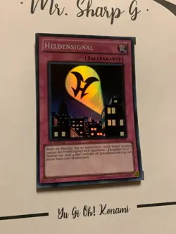 HELDENSIGNAL - 1. AUFLAGE RYMP-DE031 DE Yu Gi Oh! CARD SUPER RARE HOLO KONAMI - Image 3