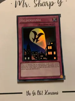 HELDENSIGNAL - 1. AUFLAGE RYMP-DE031 DE Yu Gi Oh! CARD SUPER RARE HOLO KONAMI - Image 4