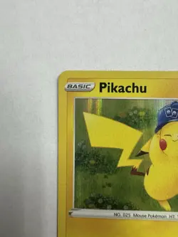 POKEMON CARD PIKACHU 028/078 RARE HOLO SHINY FOIL TCG GO SET - Image 4