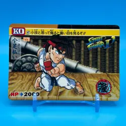 Ryu Street Fighter 2 Trading Card Carddass TCG BANDAI CAPCOM Anime Japan #47 - Image 1