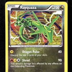 Rayquaza 11/20 Holographic Holo Rare Dragon Vault 2012 Pokemon Card - Image 3