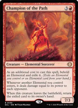 Champion of the Path 130 Lorwyn Eclipsed Magic the Gathering - Image 1