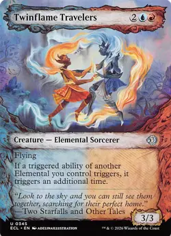 Twinflame Travelers Showcase 345 Lorwyn Eclipsed Magic the Gathering - Image 1
