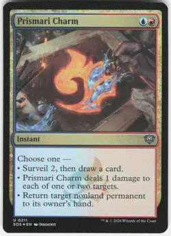 Prismari Charm Foil 211 Secrets of Strixhaven Magic the Gathering - Image 1