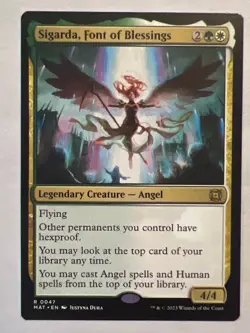MTG - Sigarda, Font of Blessings - MAT - Rare - NM - Magic the Gathering - Image 1