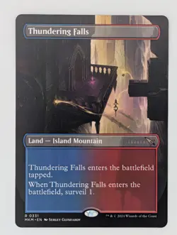 MTG - Thundering Falls - MKM - R - Borderless - 331 - Image 1