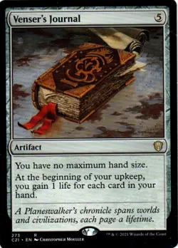 MTG: Commander 2021: Venser's Journal: Lightly Played Condition - Image 1