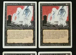 4x Animate Dead Uncommon EX Playset Magic the Gathering REVISED - Image 5