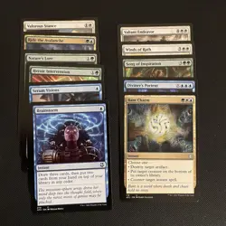 Magic The Gathering Commander Deck Aura of Courage. Complete set. - Image 3