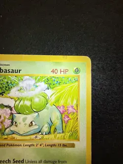 Pokemon Bulbasaur 44/102 from Base Set Shadowless in DMG condition! - Image 4