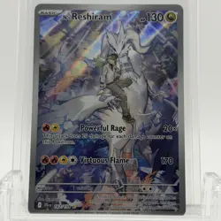 Pokemon TCG Journey Together N’s Reshiram #167/159 Illustration Rare NM- - Image 1