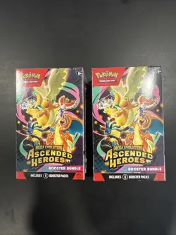 2 Pokemon Ascended Heroes Booster Bundles NEW & SEALED - PAIR (2) - Image 1