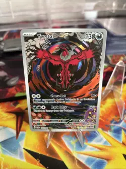 Yveltal 205/182 Paradox Rift Illustration Rare Holo Pokemon TCG Card #2 - Image 1