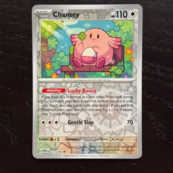 Chansey 113/165 Pokemon 151 Scarlet & Violet Reverse Holo Rare NM - Image 1