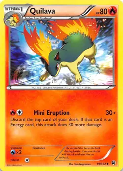 Quilava 19/162 XY BREAKthrough Pokemon - Image 1