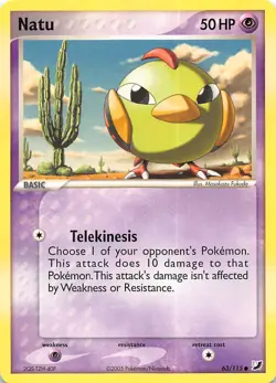 Natu 63/115 Unseen Forces Pokemon - Image 1