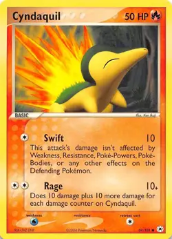Cyndaquil 59/101 Hidden Legends Pokemon - Image 1