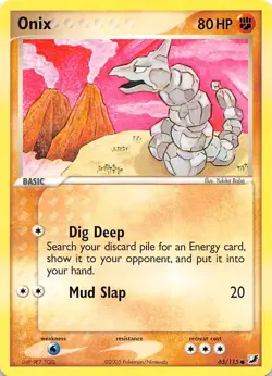 Onix 65/115 Unseen Forces Pokemon - Image 1