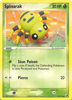Spinarak 75/115 Unseen Forces Pokemon - Image 1