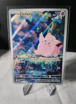 Pokemon TCG Clefairy Illustration Rare 094/088 Perfect Order Near Mint - Image 2