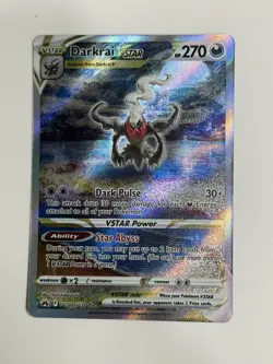2023 Pokemon Crown Zenith Darkrai VSTAR GG50/GG70 Galarian Gallery NM - Image 1