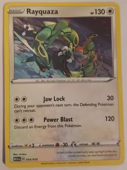 RAYQUAZA - McDonald's Promo 014/015 M24 EN 2024 Happy Meal Regular Pokemon 2025 - Image 1