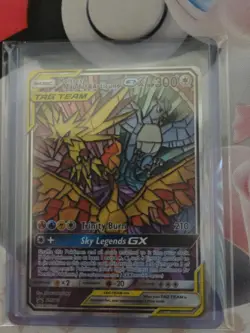 Pokemon Tag Team Moltres Zapdos Articuno GX SM210 - Image 1