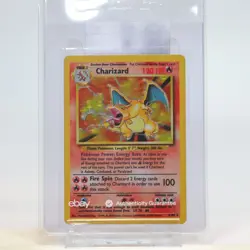 Pokemon TCG - Charizard Base Set 4/102 Unlimited Holo Rare *Ebay Authenticated* - Image 2