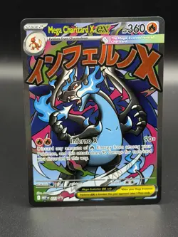 Pokemon Mega Charizard X Ex #23 Holo Promo MEG Black Star Phantasmal Flames NM - Image 1