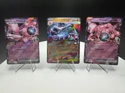 Pokemon Lot Team Rocket’s Mewtwo ex + Mega Charizard X ex DR + Promo - Image 1
