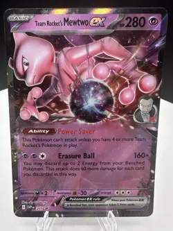 Pokemon Lot Team Rocket’s Mewtwo ex + Mega Charizard X ex DR + Promo - Image 5